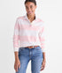 Vineyard Vines W LS Rugby Top PINK RUGBY STRIPE