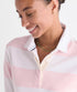 Vineyard Vines W LS Rugby Top PINK RUGBY STRIPE