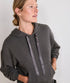 Vineyard Vines W Dreamcloth Hoodie CHARCOAL HEATHER