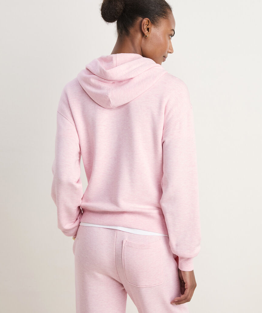 Vineyard Vines W Dreamcloth Hoodie FLAMINGO HEATHER