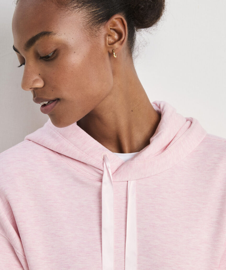 Vineyard Vines W Dreamcloth Hoodie FLAMINGO HEATHER