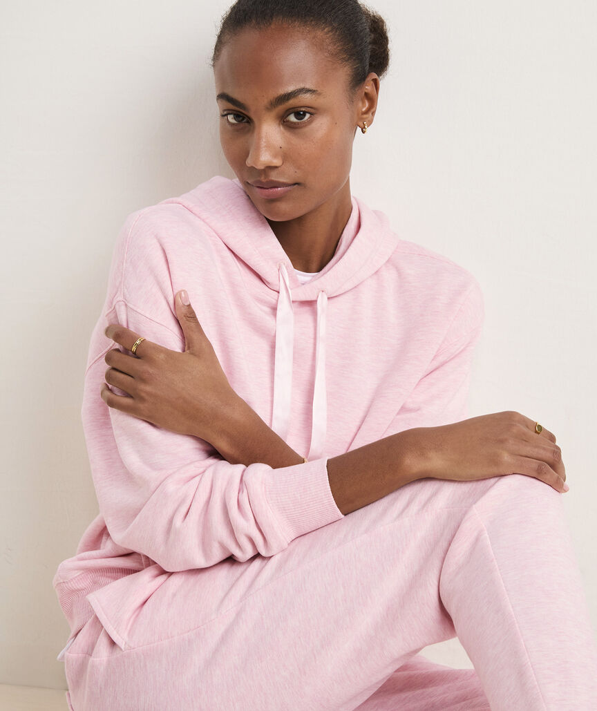 Vineyard Vines W Dreamcloth Hoodie FLAMINGO HEATHER