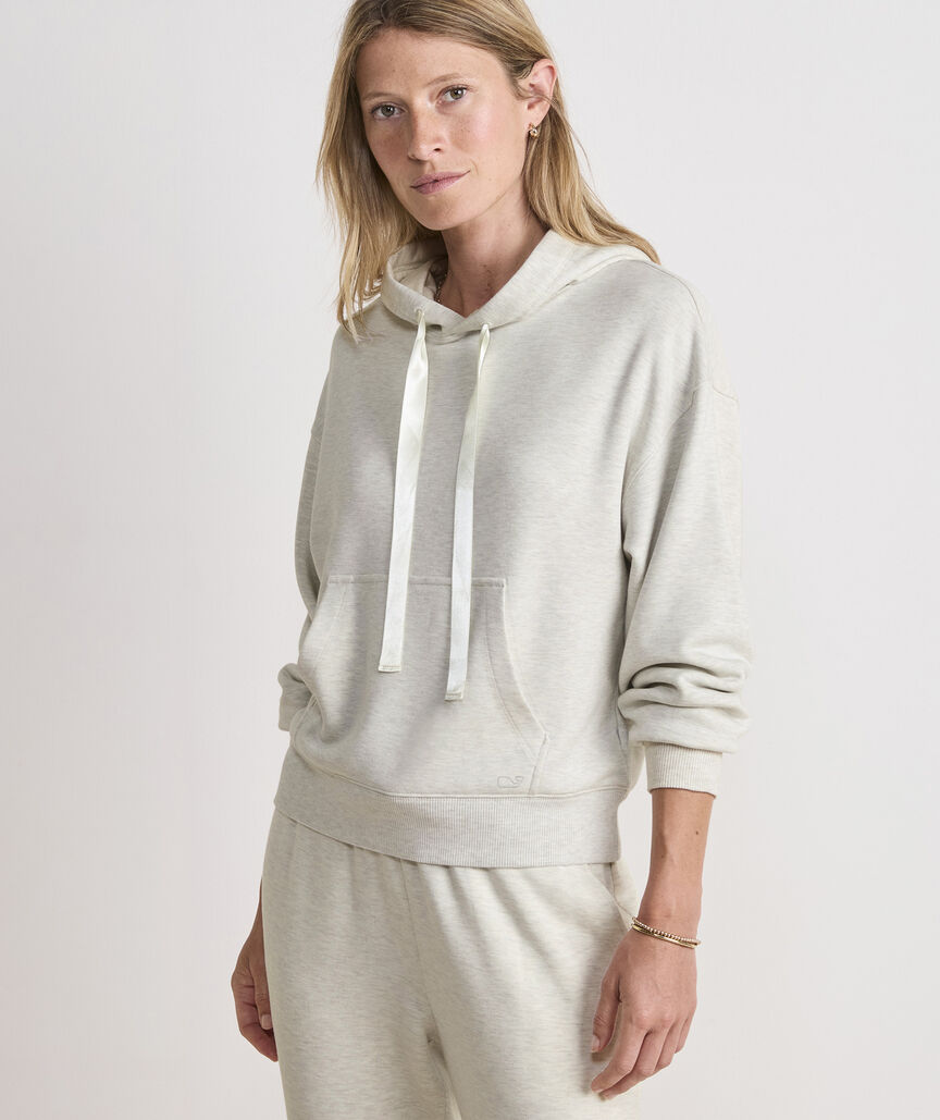 Vineyard Vines W Dreamcloth Hoodie MARSHMALLOW HEATHER