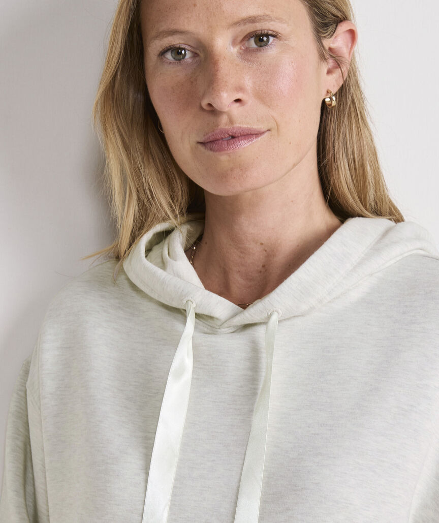 Vineyard Vines W Dreamcloth Hoodie MARSHMALLOW HEATHER