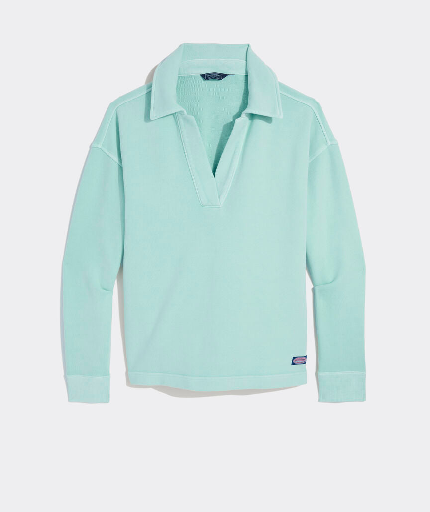 Vineyard Vines W Cam Sweatshirt AQUA HAZE