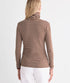 Vineyard Vines W Rib Turtleneck COCONUT STRIPE
