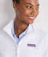 Vineyard Vines W Sankaty Full Zip Shep Shirt WHITE CAP