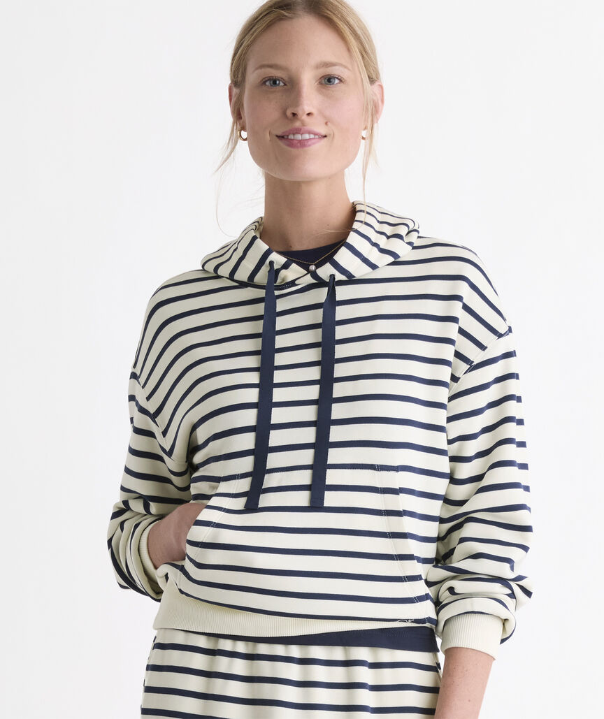 Vineyard Vines W Dreamcloth Hoodie STRIPE NAUTICAL