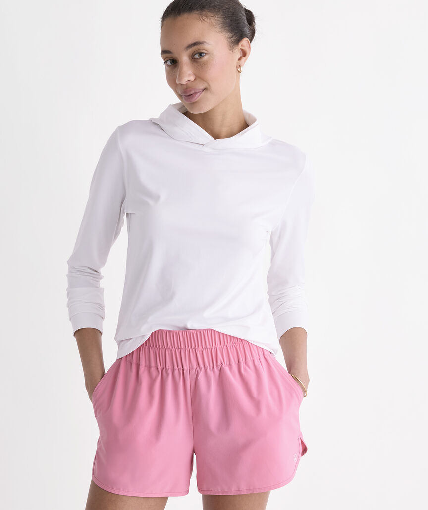 Vineyard Vines W Pullover Sankaty Hoodie WHITE CAP
