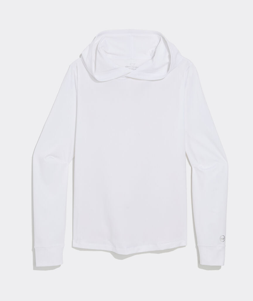 Vineyard Vines W Pullover Sankaty Hoodie WHITE CAP