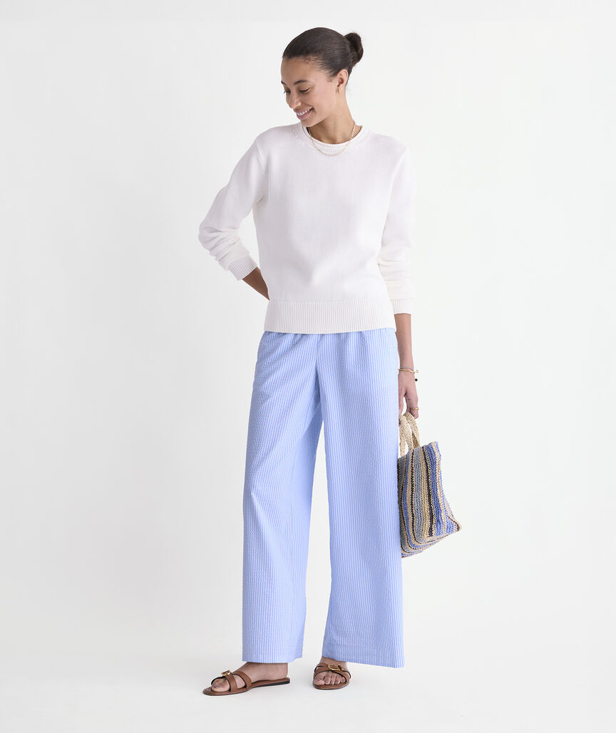 Vineyard Vines W Seaside Harbor Pant JAKE BLUE