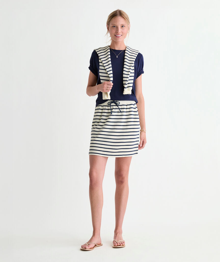 Vineyard Vines W Dream Cloth Skirt STRIPE NAUTICAL