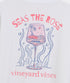 Vineyard Vines M SS Seas The Rose Boyfriend Crew Tee WHITE CAP