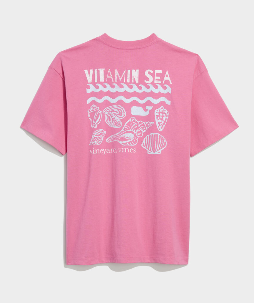 Vineyard Vines W SS Vitamin Sea Boyfriend Crew Tee BAHAMA BREEZE