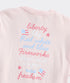 Vineyard Vines W SS USA Freedom Crop Tee PINK DRINK