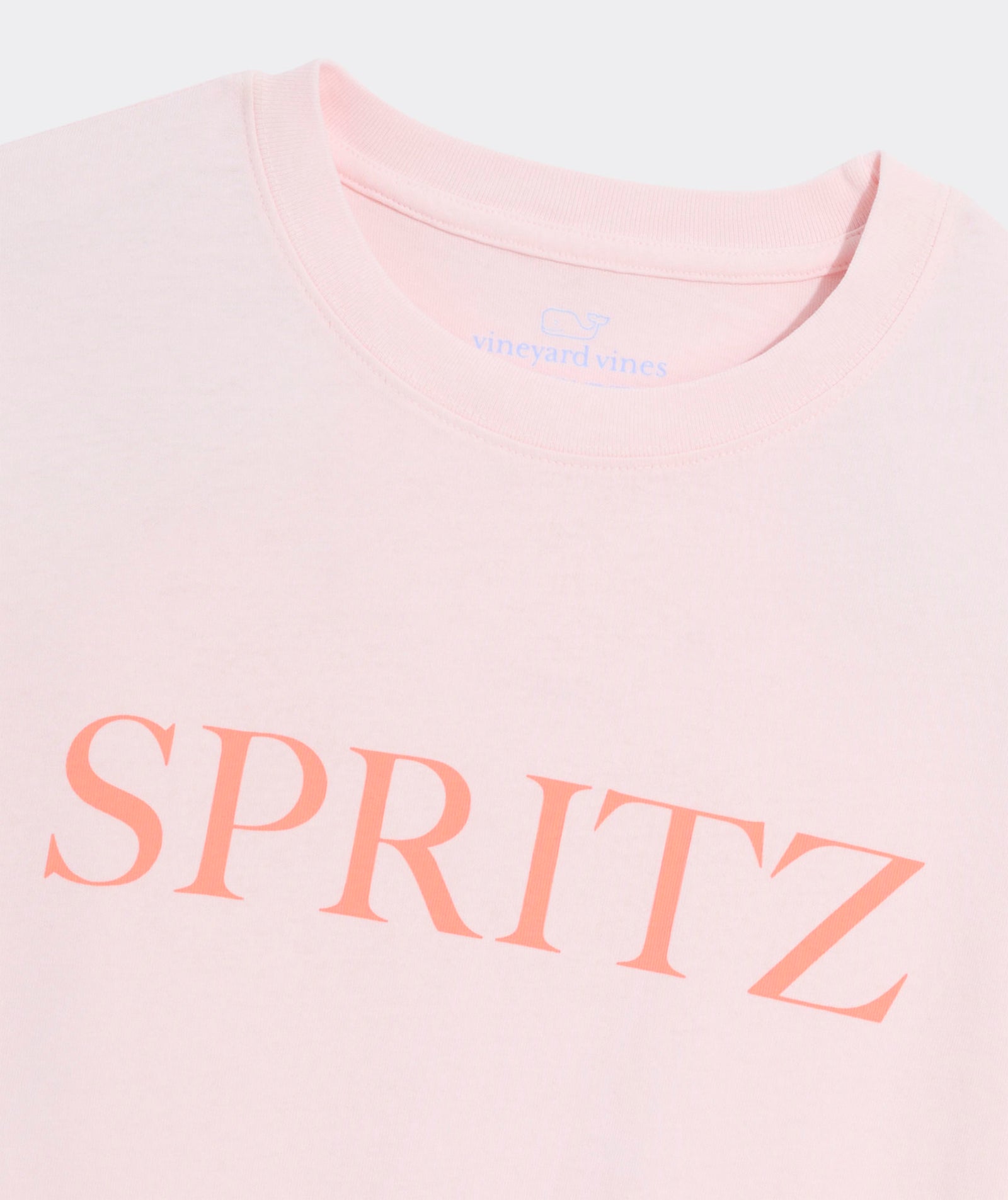 Vineyard Vines W SS Spritz Tee PINK DRINK