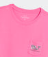 Vineyard Vines W SS Magnolia Block Print Whale Tee