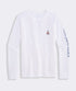 Vineyard Vines W LS Pumpkin Tee WHITE CAP