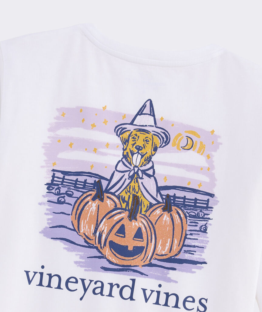 Vineyard Vines W LS Pumpkin Tee WHITE CAP