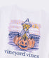 Vineyard Vines W LS Pumpkin Tee WHITE CAP