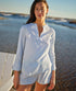 Vineyard Vines W Harbor Short SEERSUCKER JAKE BLUE
