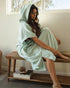Sand Cloud Poncho  Border Classic Stripe SEAGLASS