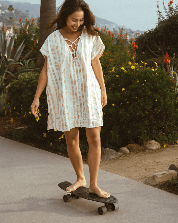 Sand Cloud Cover Up Daisy Stripe MULTI