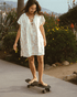 Sand Cloud Cover Up Daisy Stripe MULTI
