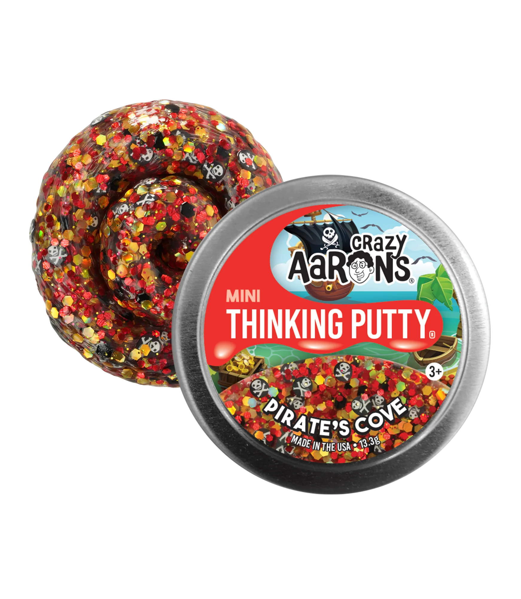 Crazy Aaron's Thinking Putty Mini PIRATE'S COVE