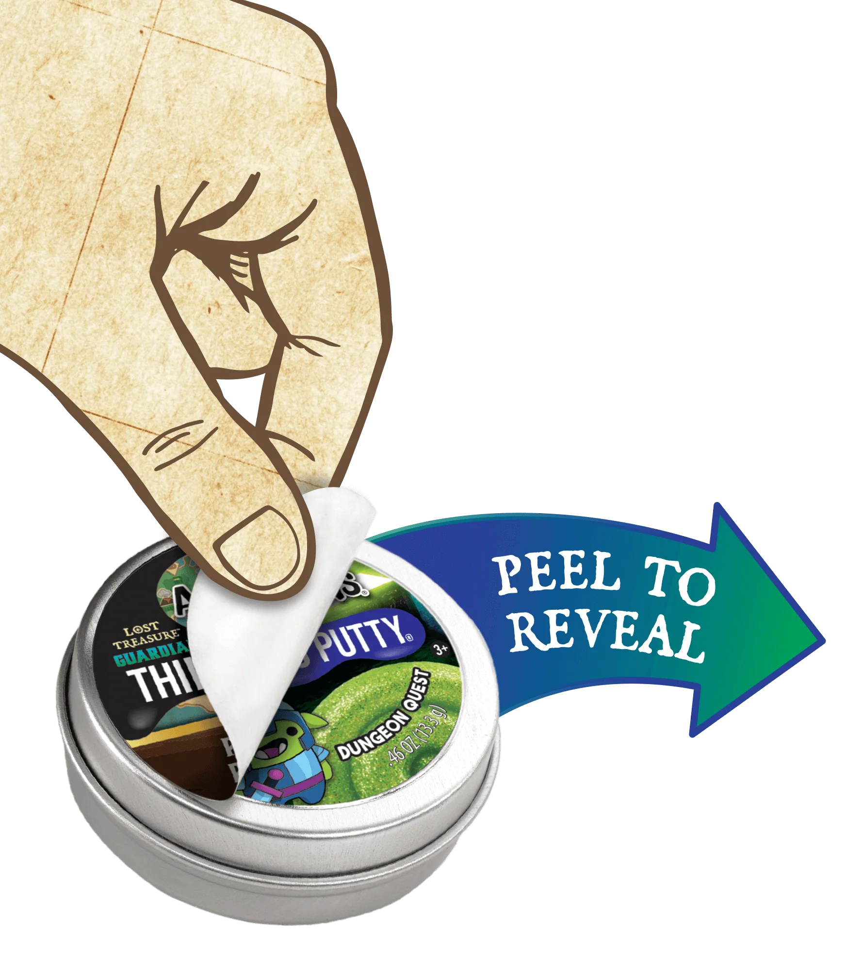 Crazy Aaron's Putty Lost Treature Guardians Mini
