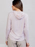 Tasc W Recess Stripe Hoodie WHITE / HERITAGE BLUE / PAPAYA