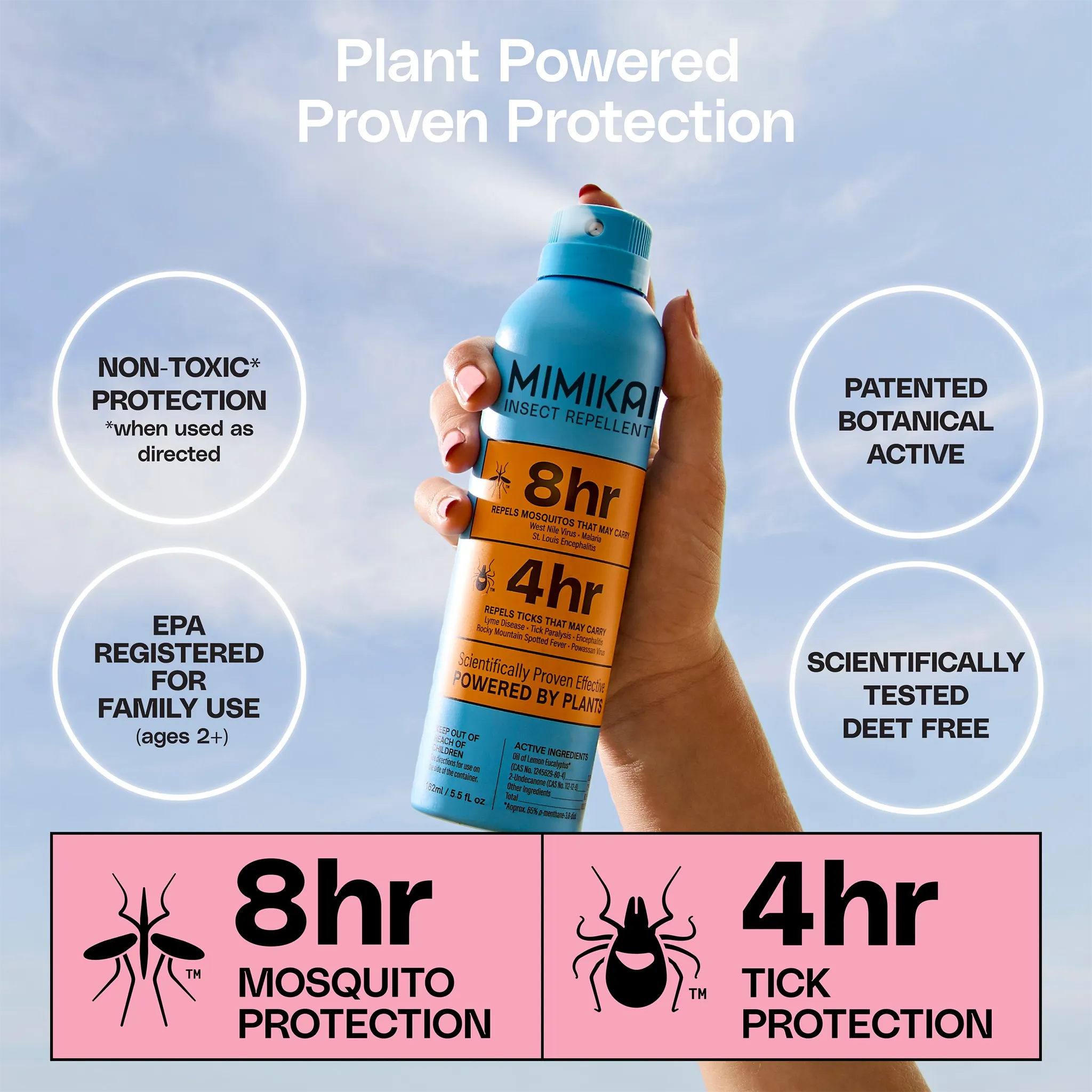 Mimikai Mosquito & Tick Repellent 5.5oz