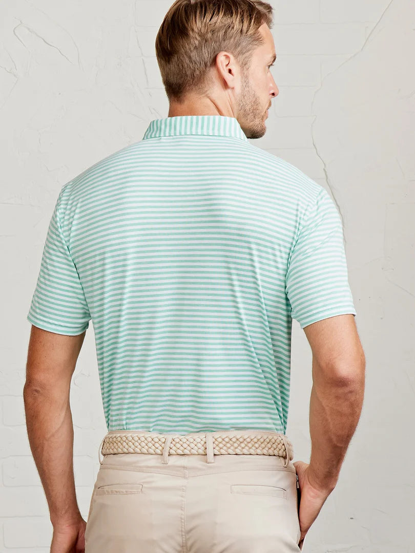 Tasc M Cloud Polo BROOKLINE STRIPE