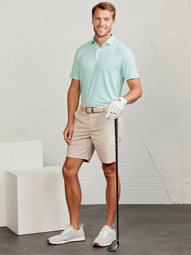 Tasc M Cloud Polo BROOKLINE STRIPE