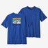 Patagonia M SS Line Logo Ridge Tee BAYOU BLUE