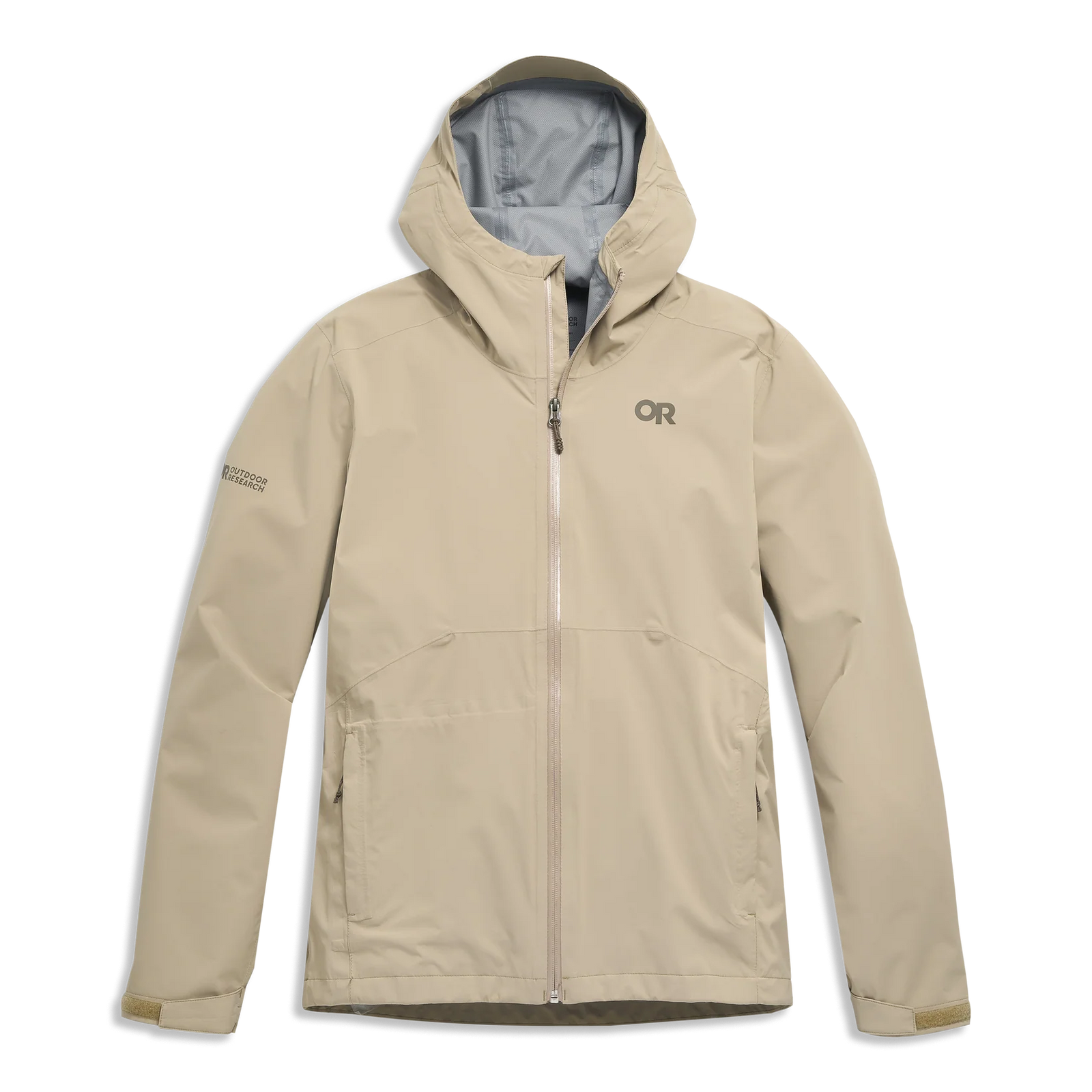 Outdoor Research M Stratoburst Stretch Rain Jacket KHAKI
