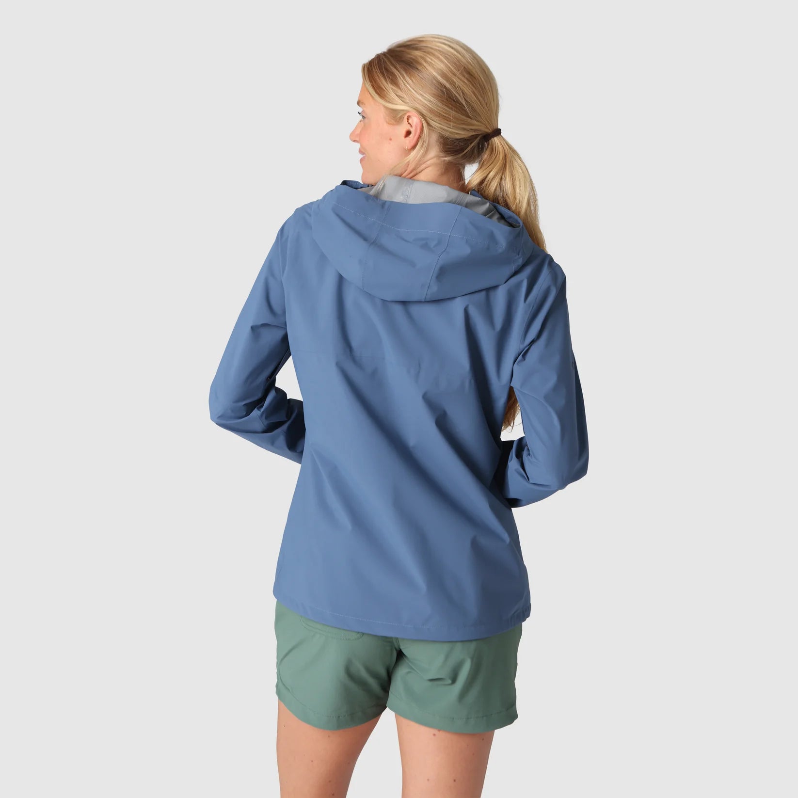 Outdoor Research W Stratoburst Stretch Rain Jacket SKYLINE