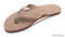 Rainbow M Single Layer Premier Leather with Arch Support 1" Strap DARK BROWN