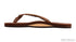 Rainbow W Flirty Braidy Single Layer Premium Leather 1/2" Narrow Strap REDWOOD