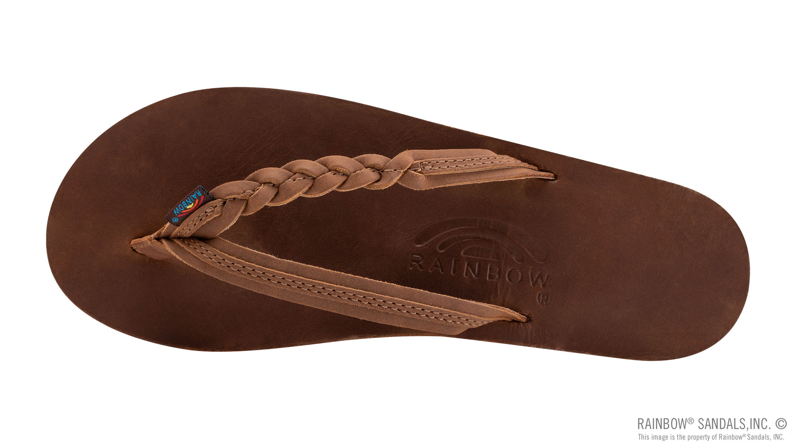 Rainbow W Flirty Braidy Single Layer Premium Leather 1/2