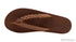 Rainbow W Flirty Braidy Single Layer Premium Leather 1/2" Narrow Strap REDWOOD