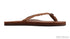 Rainbow W Flirty Braidy Single Layer Premium Leather 1/2" Narrow Strap REDWOOD