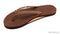 Rainbow W Flirty Braidy Single Layer Premium Leather 1/2" Narrow Strap REDWOOD
