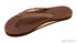 Rainbow W Flirty Braidy Single Layer Premium Leather 1/2" Narrow Strap REDWOOD