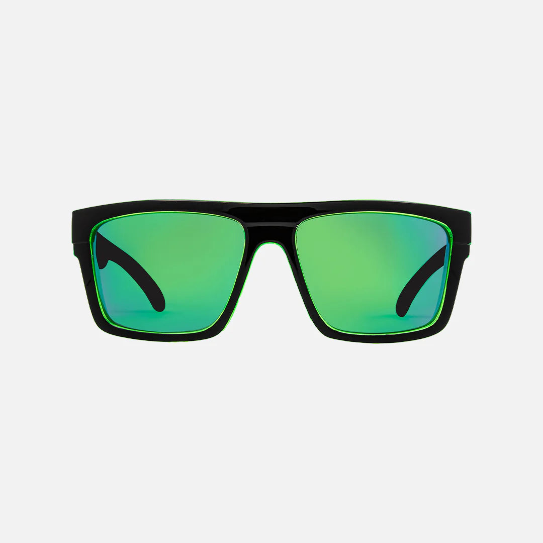 Carve Eyewear Volley GLOSS BLACK/GREEN IRIDIUM