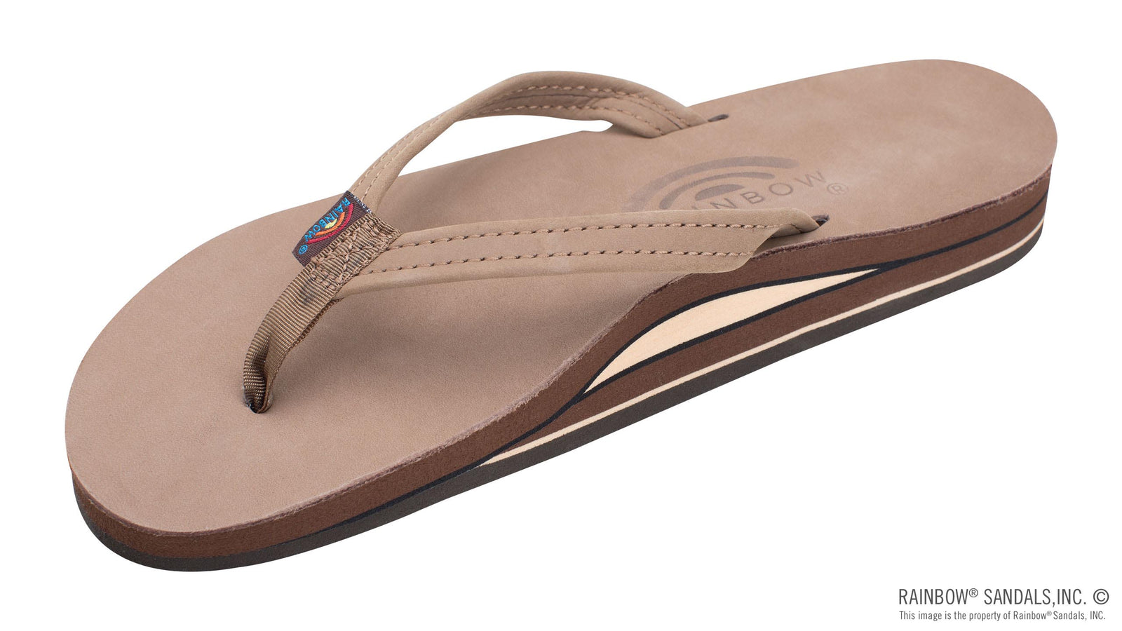 Rainbow W Double Layer Premier Leather 1/2