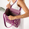 ALOHA Collection Lattice Reversible Tote SANDSTONE PLUM