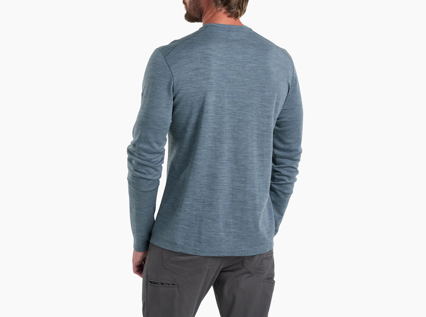 KUHL M LS Invigoratr Merino Crew SLATE BLUE