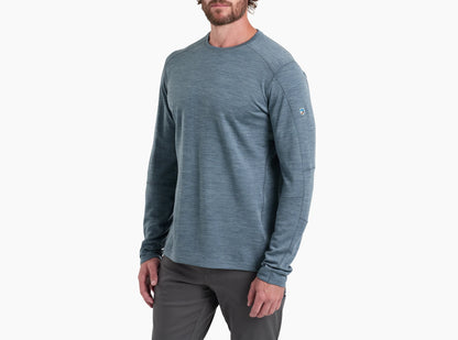 KUHL M LS Invigoratr Merino Crew SLATE BLUE