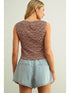 Miou Muse W Multicolor Sleeveless Knit Top MULTI